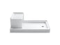 Tresham - Right Drain - White - 60" L x 36" W x 21-1/8" D