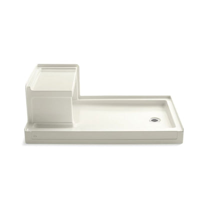 Tresham - Right Drain - 60" L x 36" W x 21-1/8" D - Acrylic