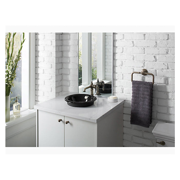 Iron Plains - 12" Small Center Drain Bathroom Sink