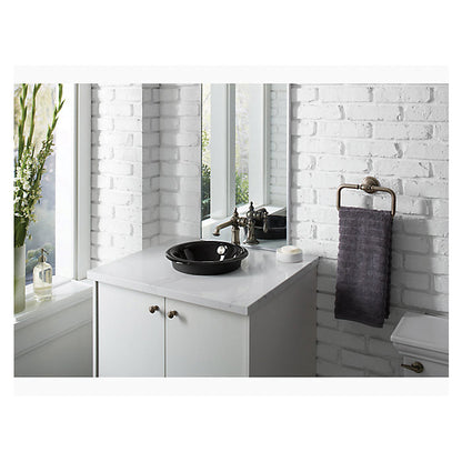 Iron Plains - 12" Small Center Drain Bathroom Sink