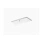 Iron Plains Trough - 30" Bathroom Sink with Overflow