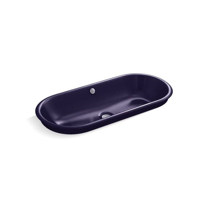 Iron Plains Capsule - 33" Vessel Bathroom Sink - K-20213-Bl