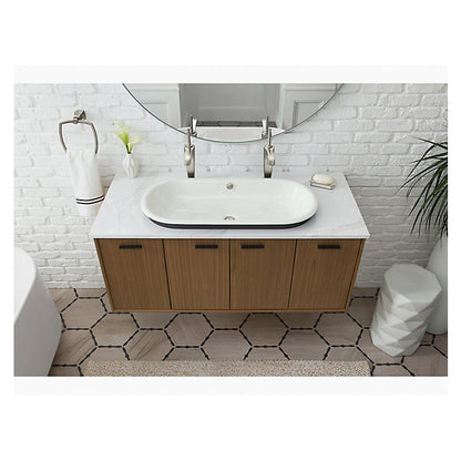 Iron Plains Capsule - 33" Center Drain Bathroom Sink