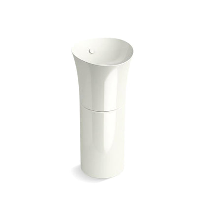 Veil - 16" Bathroom Sink with Overflow Drain - Wall Mount