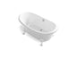 Artifacts - Bathtub with White Exterior - Freestanding