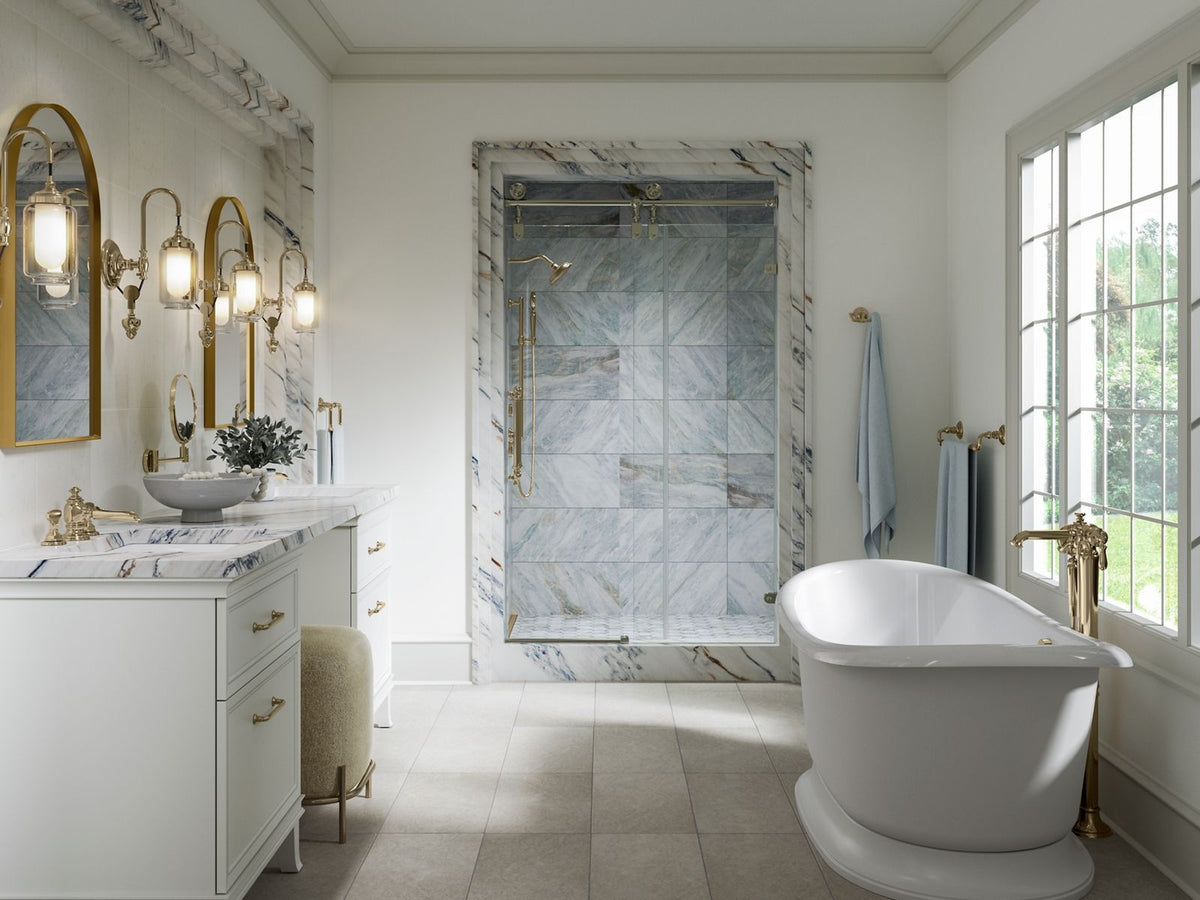 Artifacts - Bathtub with White Exterior - Freestanding