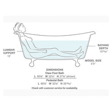 Artifacts - Decorative Border Bathtub - Black - Freestanding