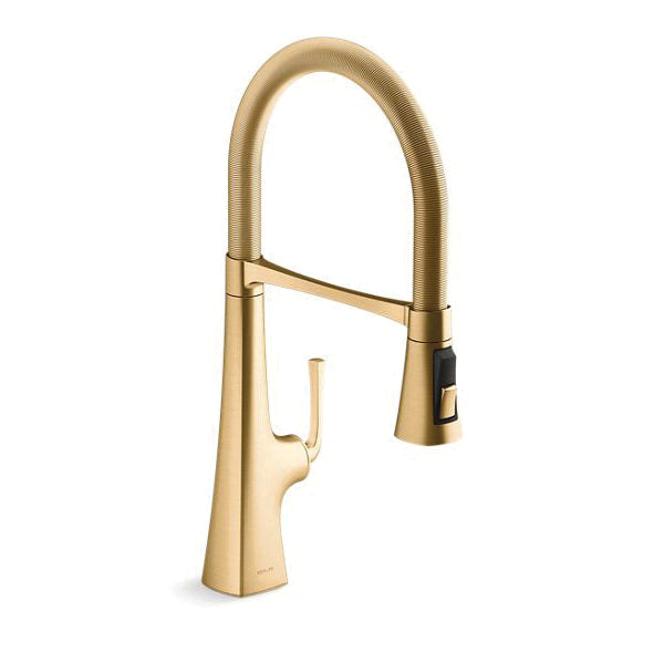 Graze - Semi-Professional Kitchen Faucet - 3/8" - Deck Mount