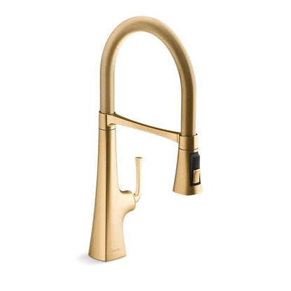 Graze - Semi-Professional Kitchen Faucet - 3/8" - Deck Mount