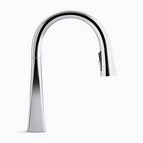 Graze - Pull-Down Kitchen Sink - 3/8" - Deck Mount