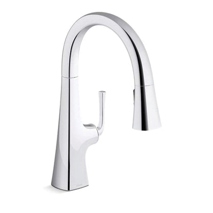 Graze - Pull-Down Kitchen Sink - 3/8" - Deck Mount