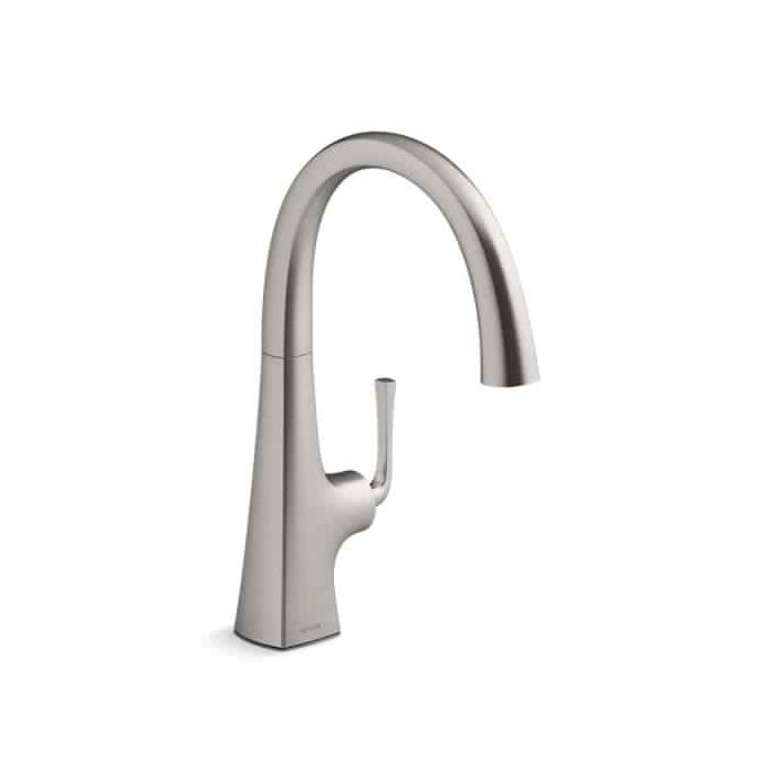 Graze - Bar Sink Faucet - Vibrant Stainless - Deck Mount