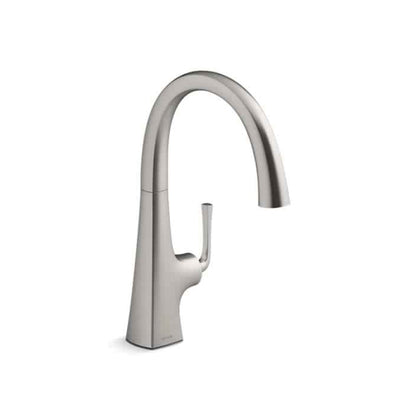 Graze - Bar Sink Faucet - Vibrant Stainless - Deck Mount