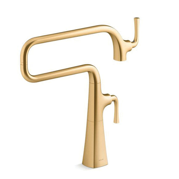 Graze - Pot Filler Faucet - Deck Mount - 3.2 GPM