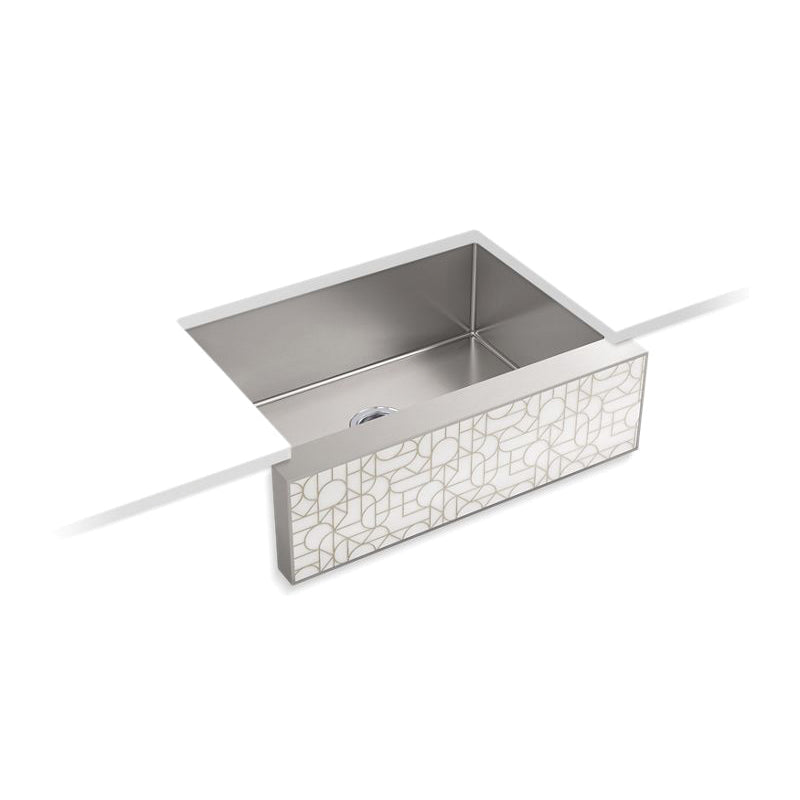 Tailor - 29-1/2" Center Rear Drain Farmhouse Kitchen Sink
