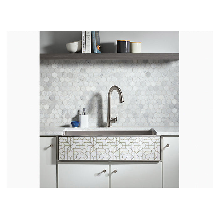 Tailor - 29-1/2" Center Rear Drain Farmhouse Kitchen Sink