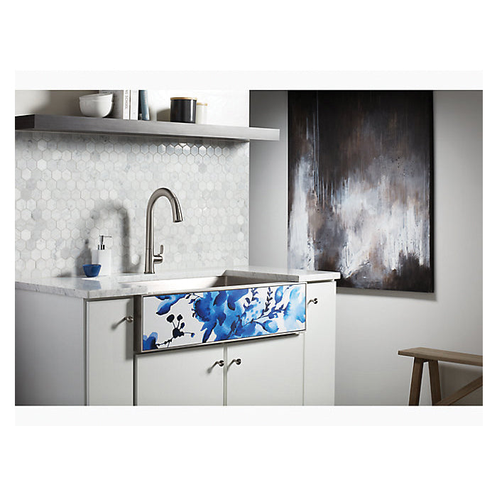 Flora Insert - Aluminum/Mdf - Floral White