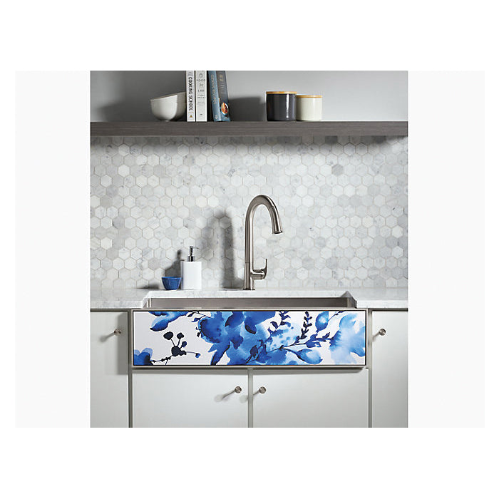 Flora Insert - Aluminum/Mdf - Floral White