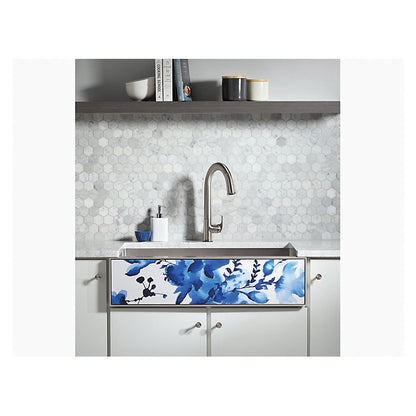 Flora Insert - Aluminum/Mdf - Floral White