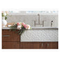 Carved Stone Insert - Natural Stone - Royal White