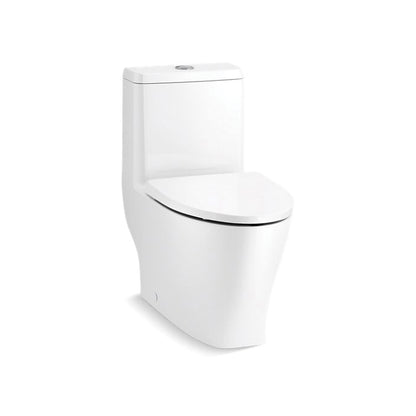 Reach - 1-Piece Toilet with Skirted Trapway - Floor Mount