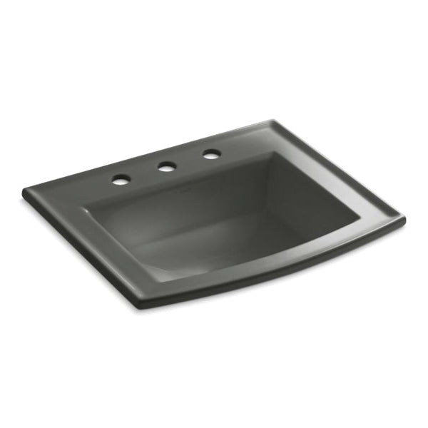 Archer - 22-5/8" Self-Rimming Bathroom Sink with - Thunder