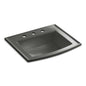 Archer - 22-5/8" Self-Rimming Bathroom Sink with - Thunder