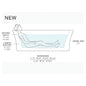 Stargaze - Heated Air Bath - 60" - Free Standing