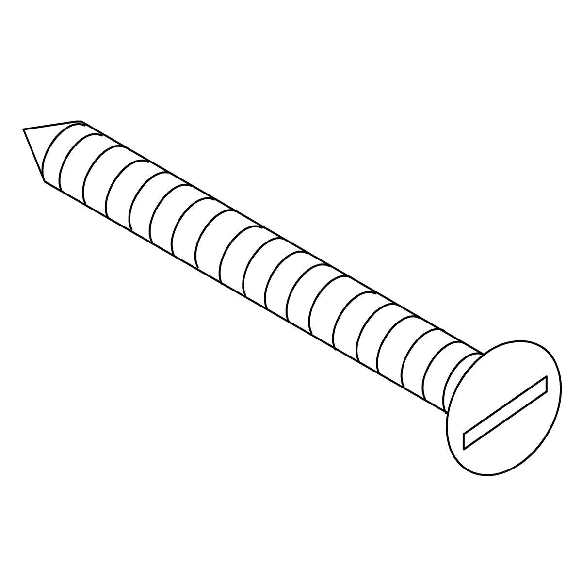 Screw - 2.25" OAL - Wood