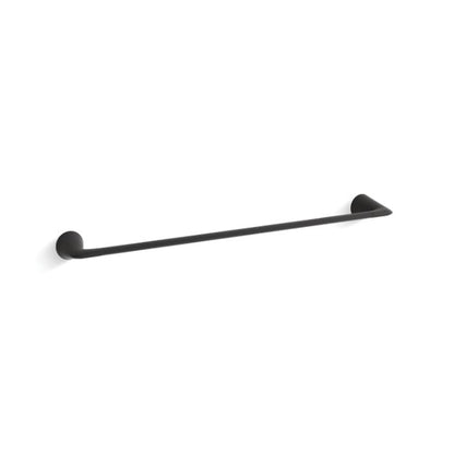 Modern - 24" Wall Mount Towel Bar - Zinc/