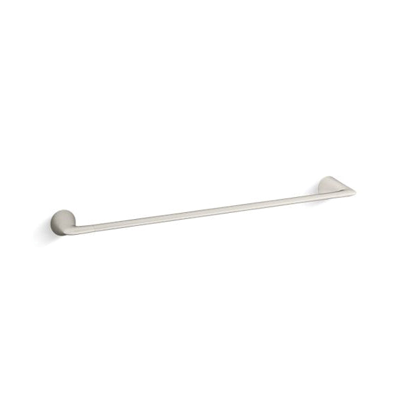 Modern - 24" Wall Mount Towel Bar - Zinc/