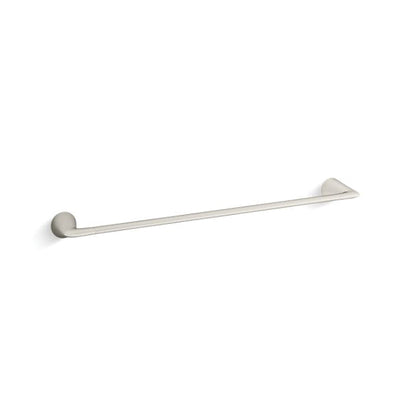 Modern - 24" Wall Mount Towel Bar - Zinc/