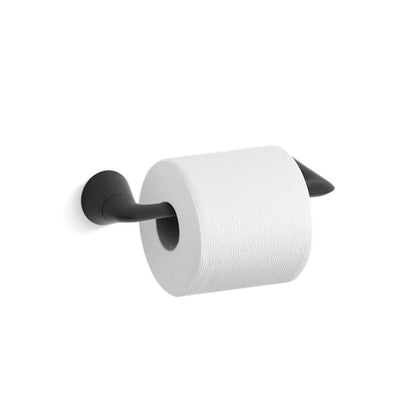 Modern - Toilet Tissue Holder - Wall Mount - Zinc/