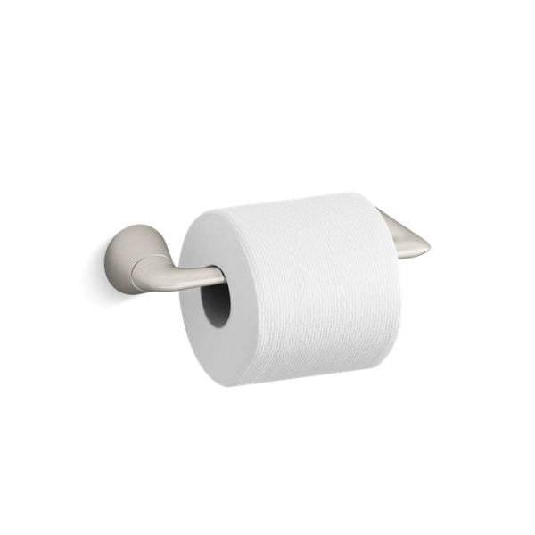 Modern - Toilet Tissue Holder - Wall Mount - Zinc/