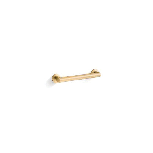 Components - Contemporary Grab Bar - Wall Mount - /Zinc