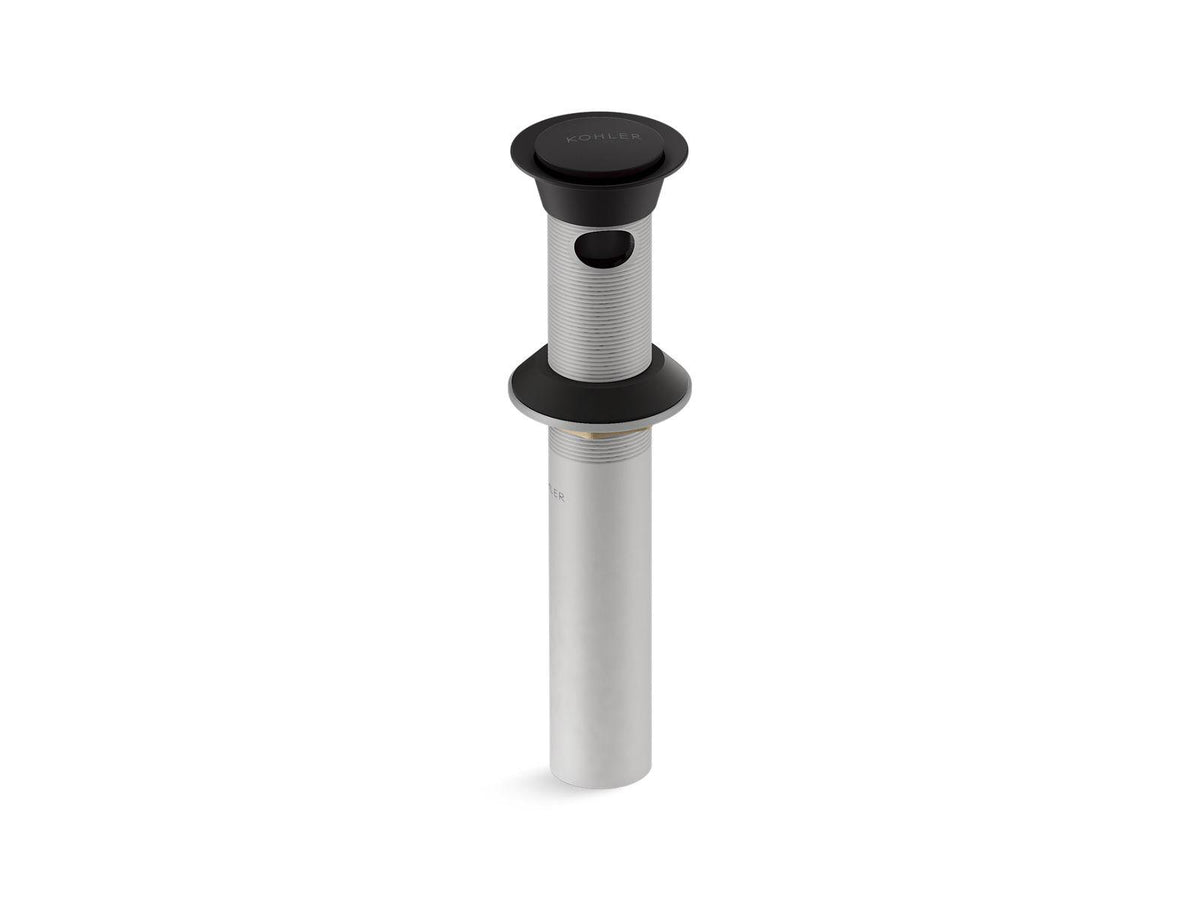 Clicker Drain, 8-5/16 in H, Vibrant Titanium