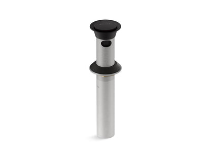 Clicker Drain, 8-5/16 in H, Vibrant Titanium