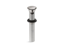 Clicker Drain, 8-5/16 in H, Vibrant Titanium