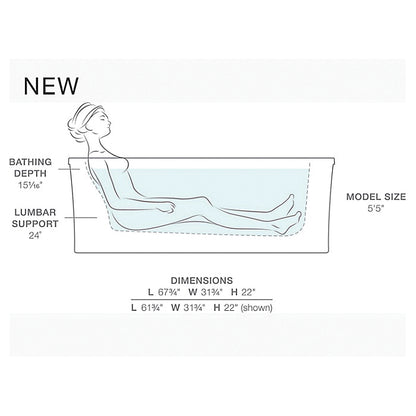Archer - Heated Air Bath - Freestanding - Acrylic