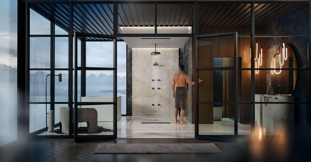 Statement - Single-Function Rain Shower Head - Ceiling Mount