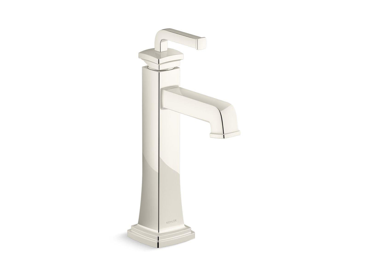 Riff - Tall Bathroom Sink Faucet - Vibrant Polished Nickel