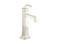 Riff - Tall Bathroom Sink Faucet - Vibrant Polished Nickel
