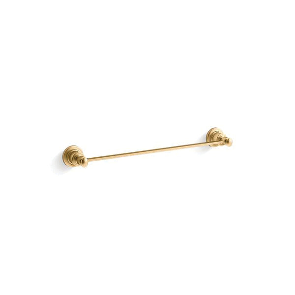 Relic - 18" Towel Bar - Zinc - Vibrant Brushed Moderne Brass