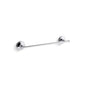 Eclectic - 18" Towel Bar - Zinc - K-26498