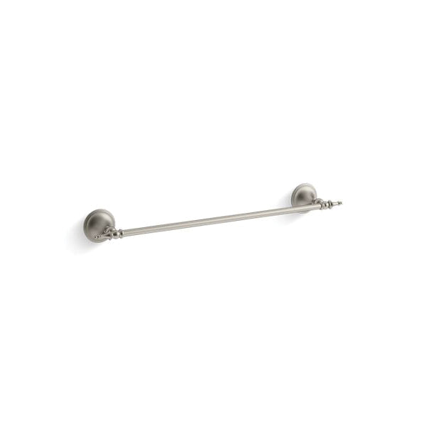 Decorative - 18" Towel Bar - Vibrant Brushed Nickel