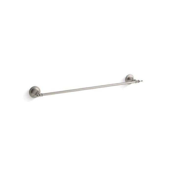 Decorative - 24" Towel Bar - Vibrant Brushed Nickel