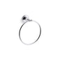 Decorative - Towel Ring - Polished Chrome - 7-7/8" Dia Ring