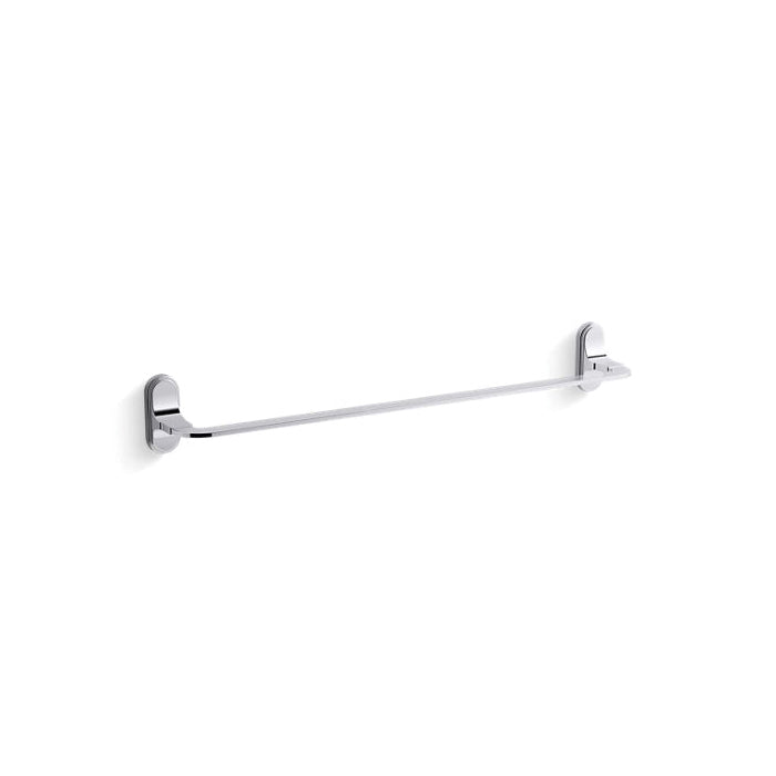 Industrial - 24" Towel Bar - Polished Chrome