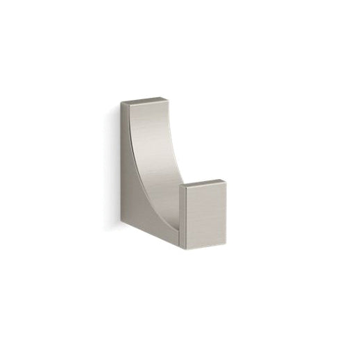 Robe Hook, Minimal, Stainless Steel/Zinc