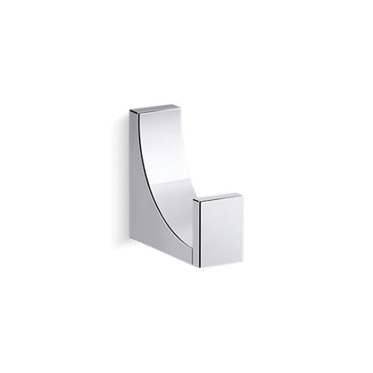 Robe Hook, Minimal, Stainless Steel/Zinc